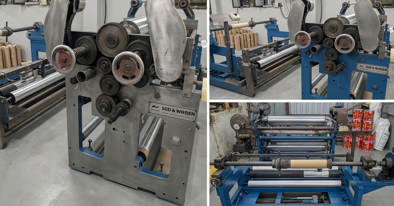 Slitting machine 1100mm with electronic web guiding system
